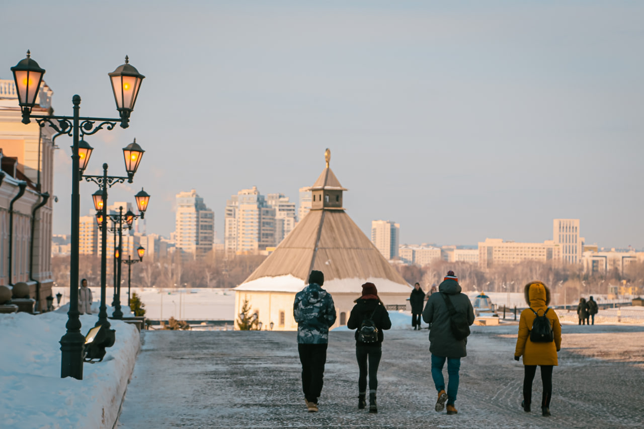 Кремлевская Казань зимой